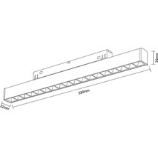 Flaş Spot Silver Kompakt Lensli Magnet Armatür 3200K Gün Işığı