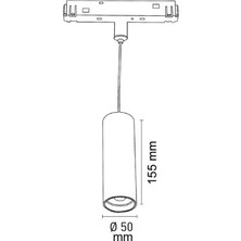 Flaş Spot Magnet Ray Spot Armatür 4000K Doğal Beyaz