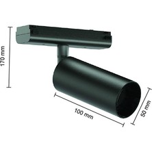 Flaş Spot 12W Pro Magnet Ray Spot Armatür 4000K Doğal Beyaz