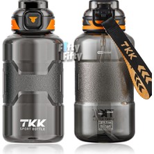 Vagonlife Tkk 1500 ml Çift Kullanım Pipetli rahat Içim Bpa Içermeyen Askılı Tritan Su Matarası FFTKK1021 1500