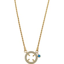 ÇLK Accessories Premium Çelik Çeyrek Uyumlu Kolye Burgu Zincir