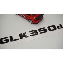Dk Benz Glk 350D Bagaj Parlak Siyah Abs 3m 3D Yazı Logo