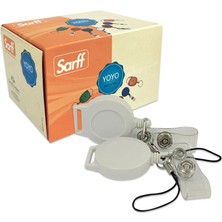 Sarff Yuvarlak Tel Askılı Beyaz Yoyo 25 Li