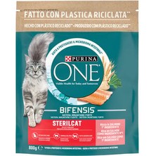 Purina One Steril Kedi Somonlu 800 G  (  5  Adet  )