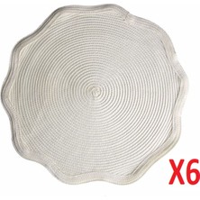 Porland Priya Krem Amerikan Servis 38CM 6'lı 04STY007368