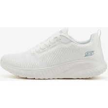 Skechers Bobs Squad Chaos - Face Off Kadın Günlük Spor Ayakkabı 117209 Ofwt Beyaz