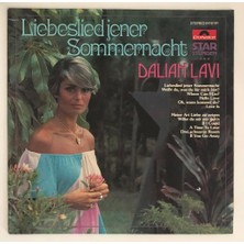 Daliah Lavi Liebeslied Jener Sommernacht Lp Plak (Orjinal 1977 Alman Baskı)