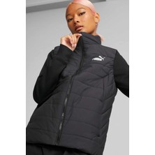 Puma Kadın Padded Vest 848941-01 Siyah Midi Kesim Kalıbı ile Şık Yelek