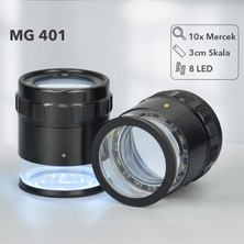 Sevgift Mg 401 Skalalı LED Işıklı Yüksek Kaliteli Lup 10X