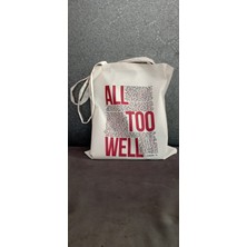 Cemira Taylor Swift All Too Well Suya Dayanıklı Kalın Tote Bag Bez Çanta