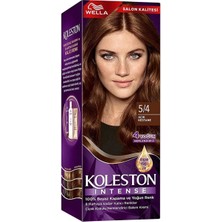 Wella Koleston Intense Saç Boyası 5/4 Açık Kestane - Salon Kalitesi