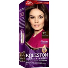 Wella Koleston Intense Saç Boyası 3/0 Koyu Kahve - Salon Kalitesi