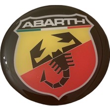 Abarth Fiat Logolu Punto 500 Jant Göbek Damla Stıcker