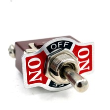 Adam Toggle Switch 1-0-2 Metal Anahtar 3 Pin 12V-220V