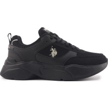 U.S. Polo Assn. Violet Kadın Siyah Sneaker
