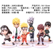 Naruto Figürleri Pvc Oyuncaklar Naruto 20. Nesil 6 Figür Figürleri Gaara Modeli Çizgi Roman Sergisi (Yurt Dışından)