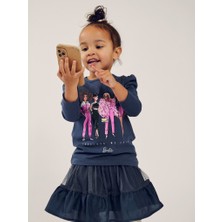 Name It Mini Tül Kız Çocuk Eteği-Katlı,Minimalist,Barbie Detaylı