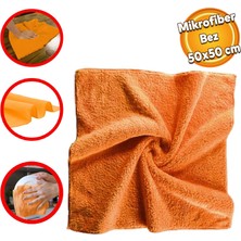 Badem10 Automix Araba Araç Otomobil Otoiç Dış Ofis Ev Zemin Parke Kurulama Temizleme Mikrofiber Bez 50X50