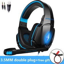 Kotion Each Kotıon Her Oyun Kulaklıkları, Derin Bas Stereo Kulaklık, Kablolu Arkadan Aydınlatmalı, Oyuncu Pc Dizüstü Ps4 Için Mikrofonlu Casque (Yurt Dışından)