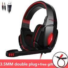 Kotion Each Kotıon Her Oyun Kulaklıkları, Derin Bas Stereo Kulaklık, Kablolu Arkadan Aydınlatmalı, Oyuncu Pc Dizüstü Ps4 Için Mikrofonlu Casque (Yurt Dışından)