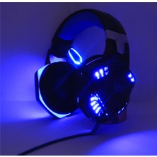 Kotion Each Kotıon Her Oyun Kulaklıkları, Derin Bas Stereo Kulaklık, Kablolu Arkadan Aydınlatmalı, Oyuncu Pc Dizüstü Ps4 Için Mikrofonlu Casque (Yurt Dışından)