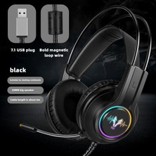 Jingyi 7.1 Ses Efekti Oyun Kulaklıkları 7 Renkli LED Glow Oyuncular Kablolu Kulaklık Surround Stereo Rgb Ps4 Bilgisayar Için Mic ile Kulaklık (Yurt Dışından)