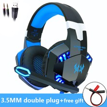 Kotion Each Kotıon Her Oyun Kulaklıkları, Derin Bas Stereo Kulaklık, Kablolu Arkadan Aydınlatmalı, Oyuncu Pc Dizüstü Ps4 Için Mikrofonlu Casque (Yurt Dışından)