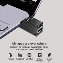 Jingyi USB 3.0 Hub Güç Çok Bağlantı Noktalı Hub USB Macbook Dizüstü Otg Şarj Adaptörü iPhone Xiaomi Samsung Pc Için Hub Genişletici 3 Bağlantı Noktaları (Yurt Dışından)