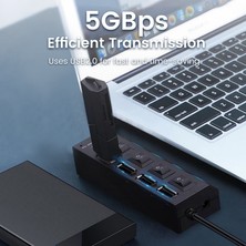 Jingyi 4/7 Port USB Hub 2.0 Çoklu USB Splitter Anahtarı Güç Adaptörü ile Dizüstü Bilgisayar Aksesuarları Için Çoklu Genişletici MacBook Splitter (Yurt Dışından)