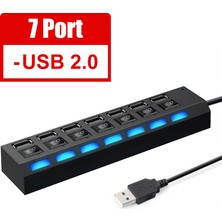 Jingyi USB 3.0 Hub 3 0 Hub Çoklu USB Ayırıcı 4/7 Bağlantı Noktası Genişletici Çoklu USB 2.0 Hab Güç Adaptörü Pc Ev Için Anahtarlı Usb3.0 Hub (Yurt Dışından)