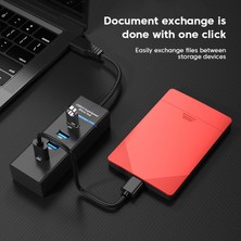 Jingyi Elough 4 Port USB Hub 3 0 Yüksek Hızlı Çoklu USB Splitter Adaptörü Otg Xiaomi Lenovo Pc Bilgisayar Aksesuarları 30/120 cm (Yurt Dışından)