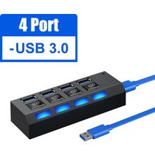 Jingyi USB 3.0 Hub 3 0 Hub Çoklu USB Ayırıcı 4/7 Bağlantı Noktası Genişletici Çoklu USB 2.0 Hab Güç Adaptörü Pc Ev Için Anahtarlı Usb3.0 Hub (Yurt Dışından)