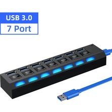 Jingyi USB 3.0 Hub 3 0 Hub Çoklu USB Ayırıcı 4/7 Bağlantı Noktası Genişletici Çoklu USB 2.0 Hab Güç Adaptörü Pc Ev Için Anahtarlı Usb3.0 Hub (Yurt Dışından)