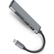 Jingyi Tip C Hub Yüksek Hızlı USB 3.0 Hub Splitter Kart Okuyucu Multiport ile Macbook Bilgisayar Aksesuarları Için Sd Tf Bağlantı Noktaları Hub USB (Yurt Dışından)