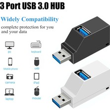 Jingyi USB 3.0 Hub Güç Çok Bağlantı Noktalı Hub USB Macbook Dizüstü Otg Şarj Adaptörü iPhone Xiaomi Samsung Pc Için Hub Genişletici 3 Bağlantı Noktaları (Yurt Dışından)