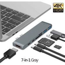 Jingyi USB 3.1 Tip-C Hub HDMI Adaptörü 4K Thunderbolt 3 USB C Hub 3.0 Tf Sd Okuyucu Yuvası Pd MacBook Air Pro M2 M1 Çip (Yurt Dışından)