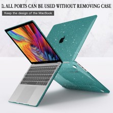 Jingyi MacBook Air 15 Inç A2941 M2 2023 Sürümü Için Derin Deniz Mavisi Parıltılı Kılıf, MacBook Air 15 M2 2023 Için Parlak Parıltılı Sert Kabuk Kılıf Deniz Mavisi Kapak Klavye Kapaklı (Yurt Dışından)