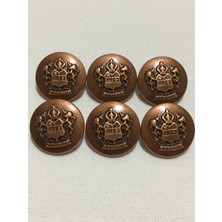 Karan Tuhafiye Kaban Trençkot Düğmesi Metalize ( Plastik) 6'Lı Set