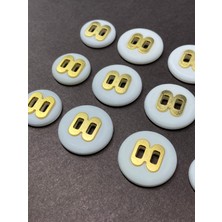 Karan Tuhafiye Trençkot Kaban Ceket Düğmesi Takımı , Kırık Beyaz