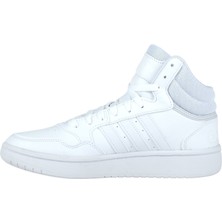 Adidas Hoops 3.0 Mid Kadın Beyaz Sneaker GW5457