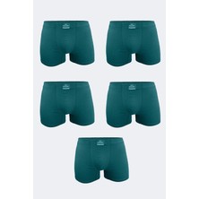 Malabadi Erkek Yeşil 5 Li Pamuk Elastan Boxer 5M074