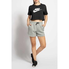 Nike Kadın Pamuklu Şort Kadın Şort CW6963-063-GRI