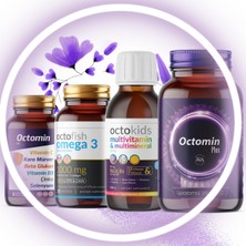 Ava 4'lü Octo Vitamin Paketi Octomin Octokids Octofish Octomin Plus Doğal Katkısız