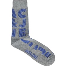 Jack & Jones Jacıllusıon Color Sock Gri Melanj