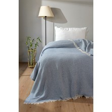 Home Mod Store Tripolis Tek Kişilik Saçaklı Pike ve Yatak Örtüsü 170X210CM