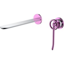 Fontana FA-A5011P Krom & Mor Ankastre Lavabo Bataryası