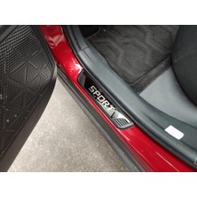 Otomobil Parçaları 2023 Peugeot 308 Araba Aksesuarları Plastik Kapı Eşiği Koruma Itişme Plaka Şekillendirici Siyah 4 Adet (Yurt Dışından)
