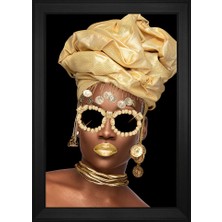 DB Sanat Kadın Motifli Kanvas Tablo