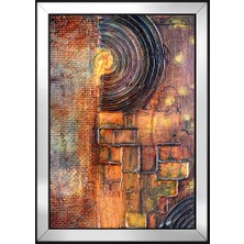 DB Sanat Soyut Şekiller Motifli Kanvas Tablo