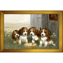 DB Sanat Hayvanlar Temalı Kanvas Tablo